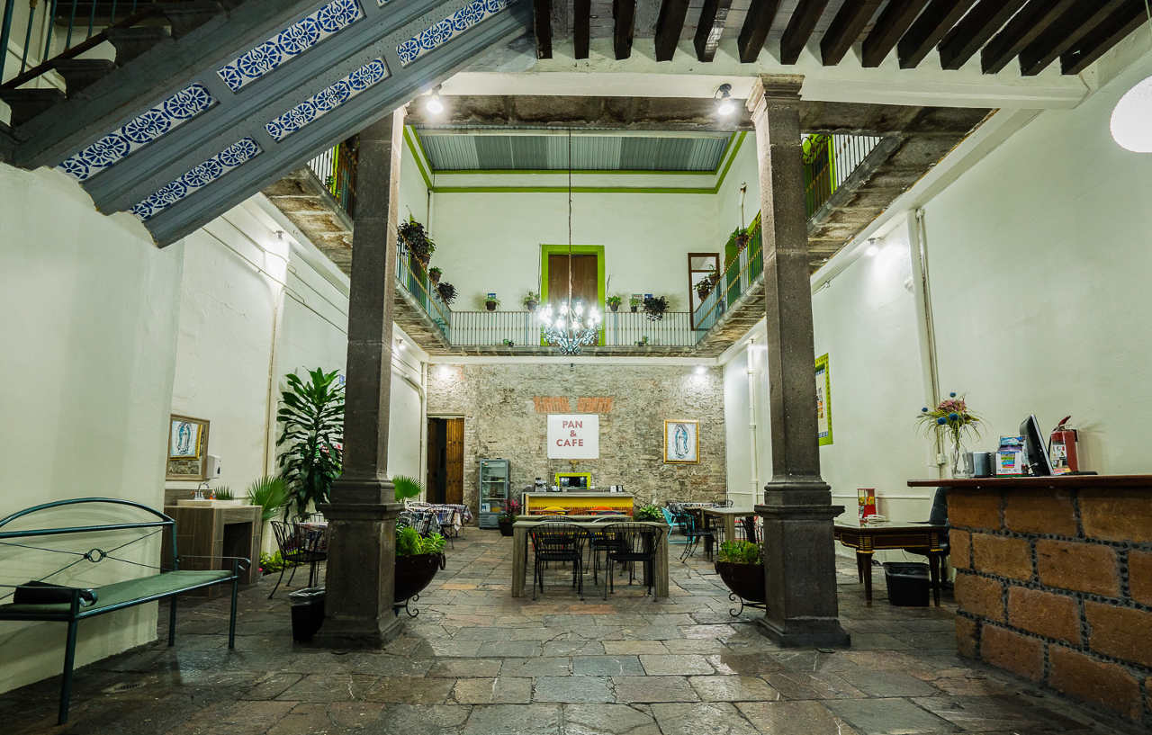 Hostal Santo Domingo 普埃布拉 外观 照片